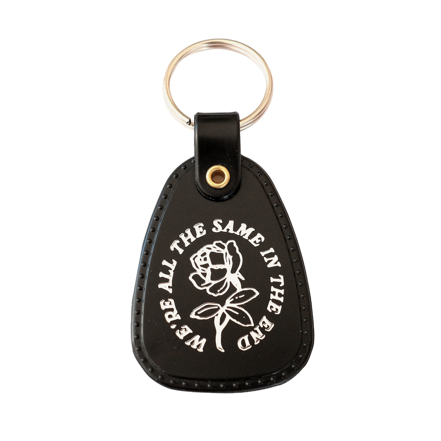 We're All The Same In The End - Saddle Keychain